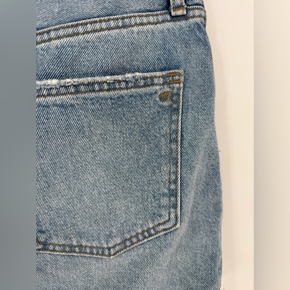 Madewell Button Fly Rigid Denim Jean Mini Skirt - Picture 6 of 14